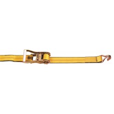 2" X 75' Ratchet Strap Assembly W/ Wire Hooks - 3,333 LBS WLL